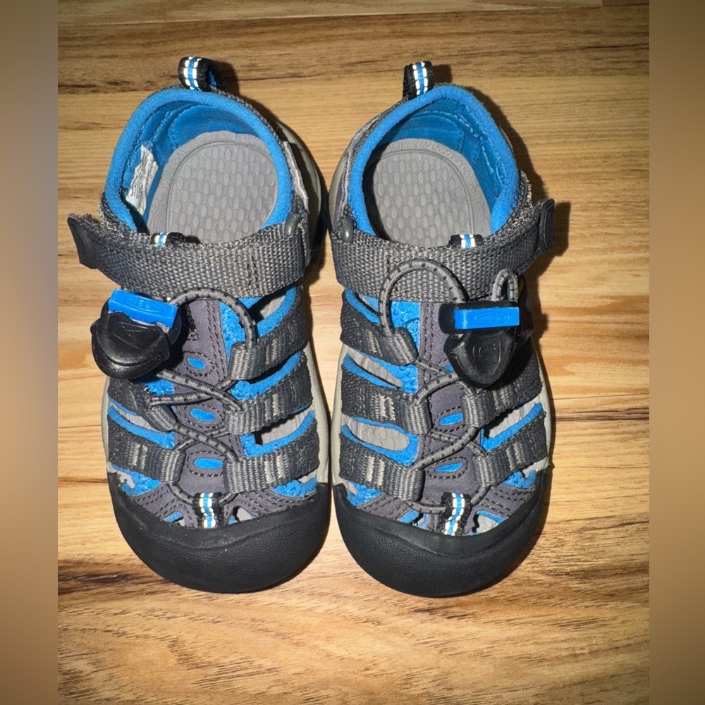 Little Kids KEEN Newport H2 (Magnet/Brilliant Blue) - Picture 3 of 8